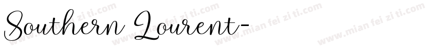 Southern Lourent字体转换